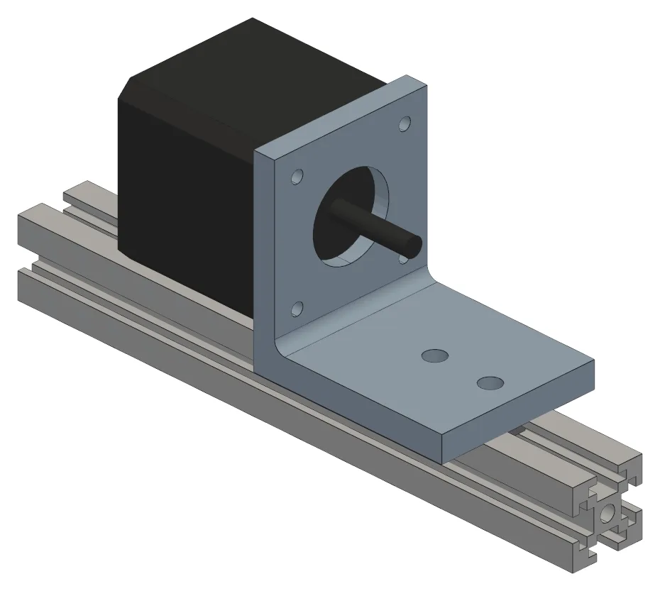 Aluminium motor mount