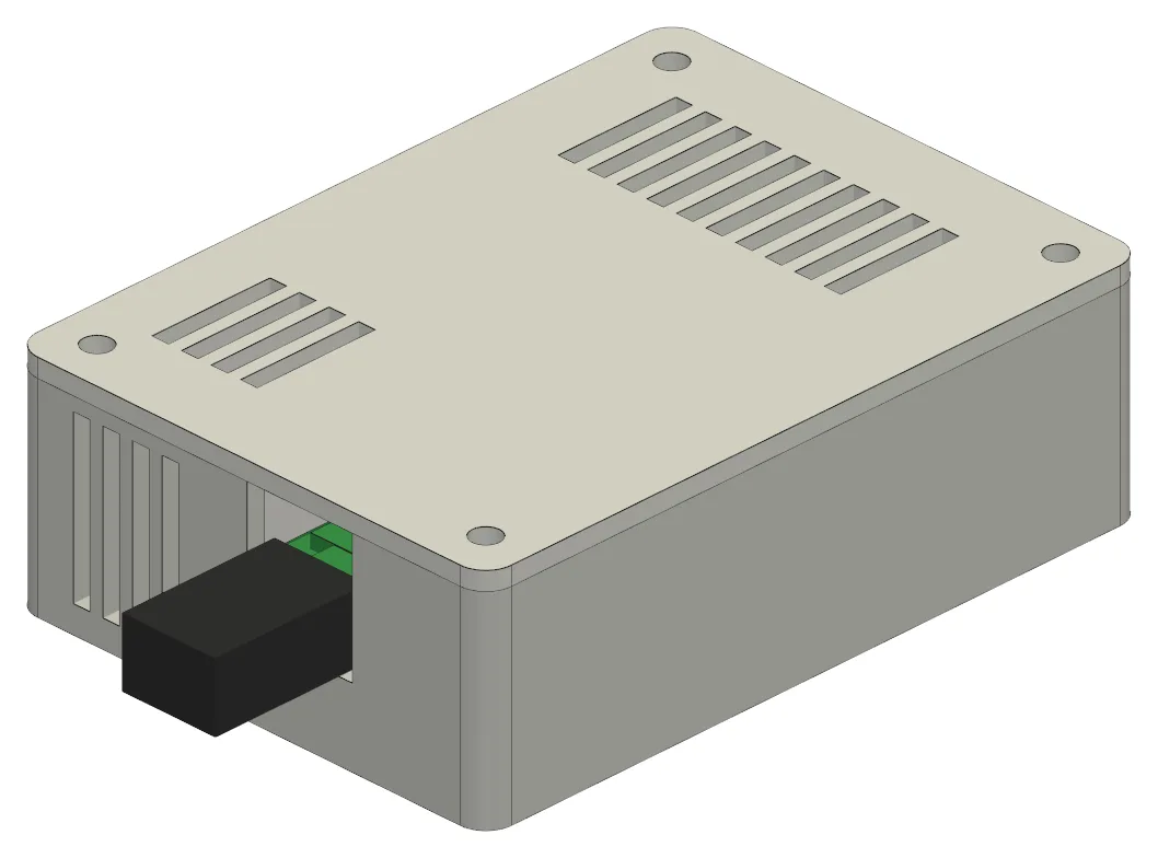 Sensor enclosure with its own board